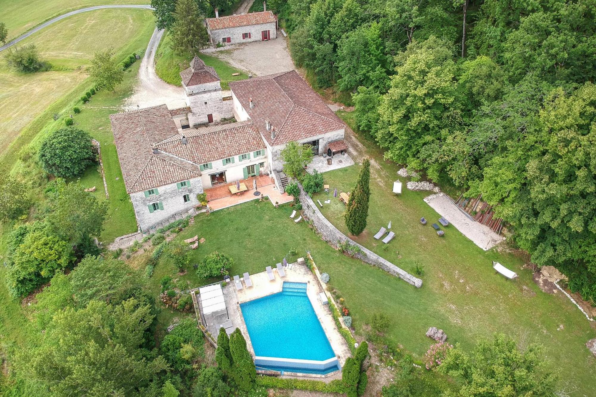 科尔巴耶克 Manoir Le Moulinal47 - Vue Panoramique酒店 外观 照片